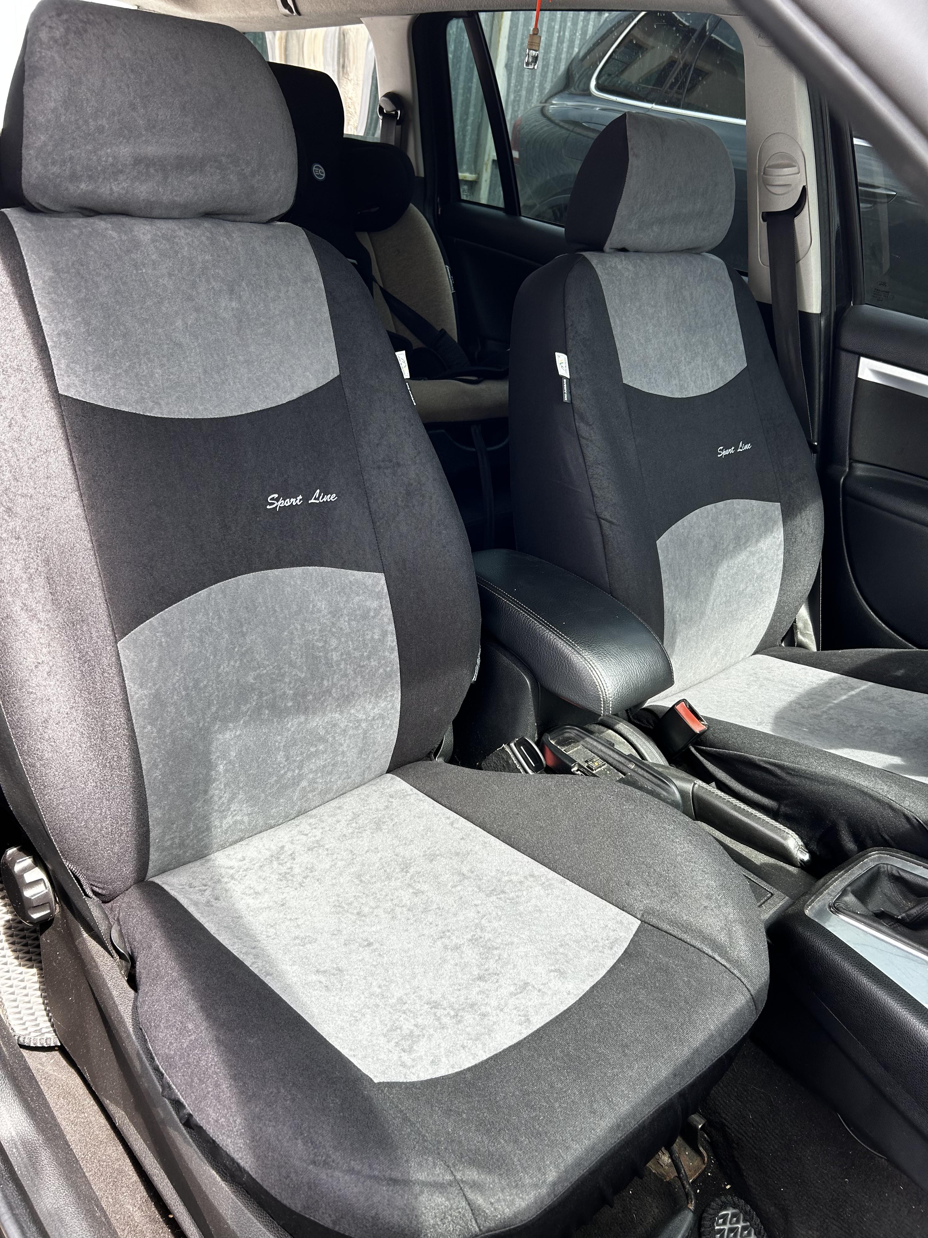 Авточехлы из автоткани Kegel-Blazusiak Sport Line+ для Hyundai Elantra 1990-1995 Серый (4343314) - фото 2