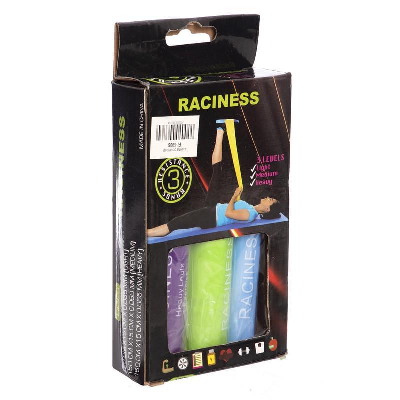 Набор лент для фитнеса Zelart Record RACINESS FI-6908 3 шт. (DR005634) - фото 8