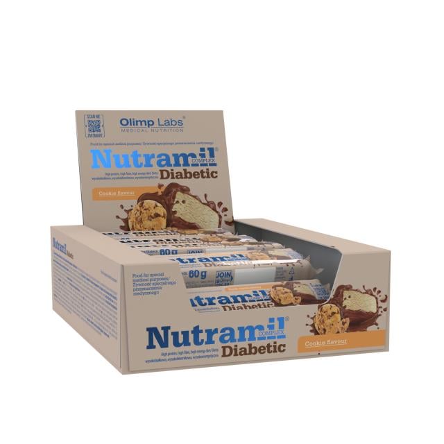 Батончик протеиновый Olimp Nutramil Complex Protein печенье 15 шт. 60 г