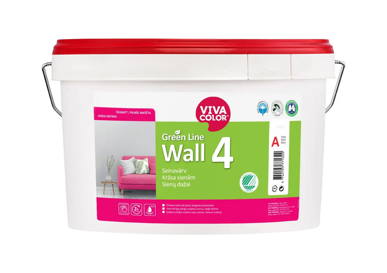 Краска глубокоматовая с бархатным эффектом Vivacolor Wall 4 2,7 л (2148752104) Краска глубокоматовая с бархатным эффектом Vivacolor Wall 4 2,7 л (2148752104)