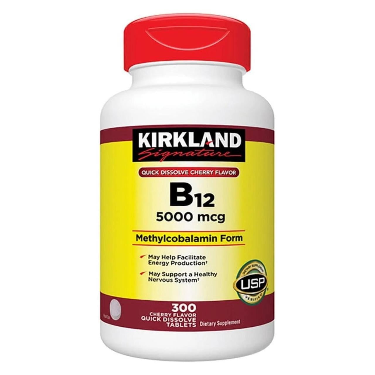 Витамины Kirkland Vitamin B12 300 табл. 5000 мкг (2359331679)