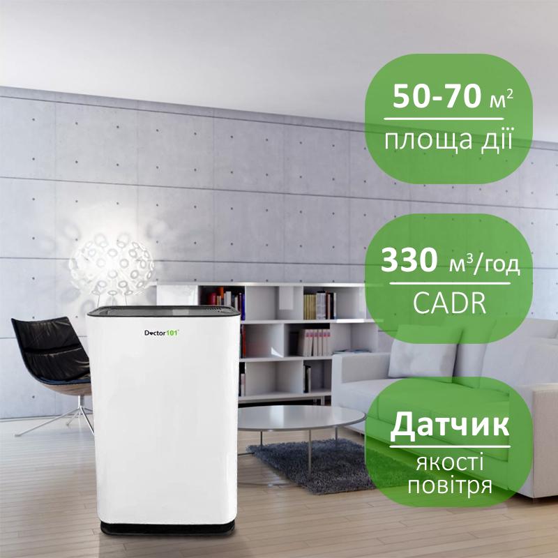 Очиститель-увлажнитель воздуха Winddy-101 с УФ бактерицидной лампой и ионизатором (1174) - фото 9