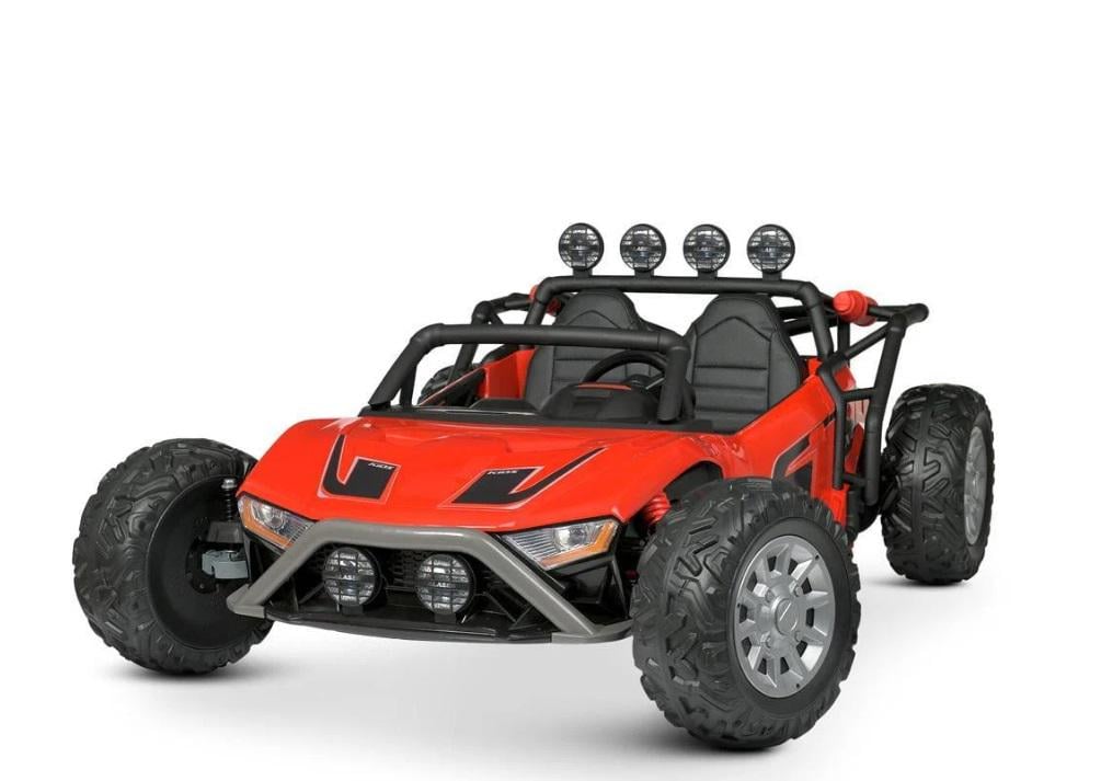 Дитячий електромобіль двомісний Bambi джип баггі JS3168EBLR 24V Червоний