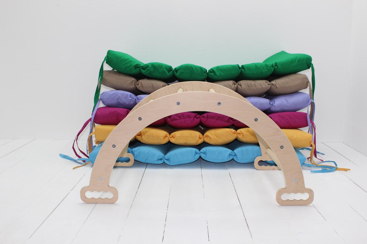 Дитячий тренажер з матрацом Paradox Арка Піклер з натурального дерева (260220242) - фото 6 Дитячий тренажер з матрацом Paradox Арка Піклер з натурального дерева (260220242) - фото 6