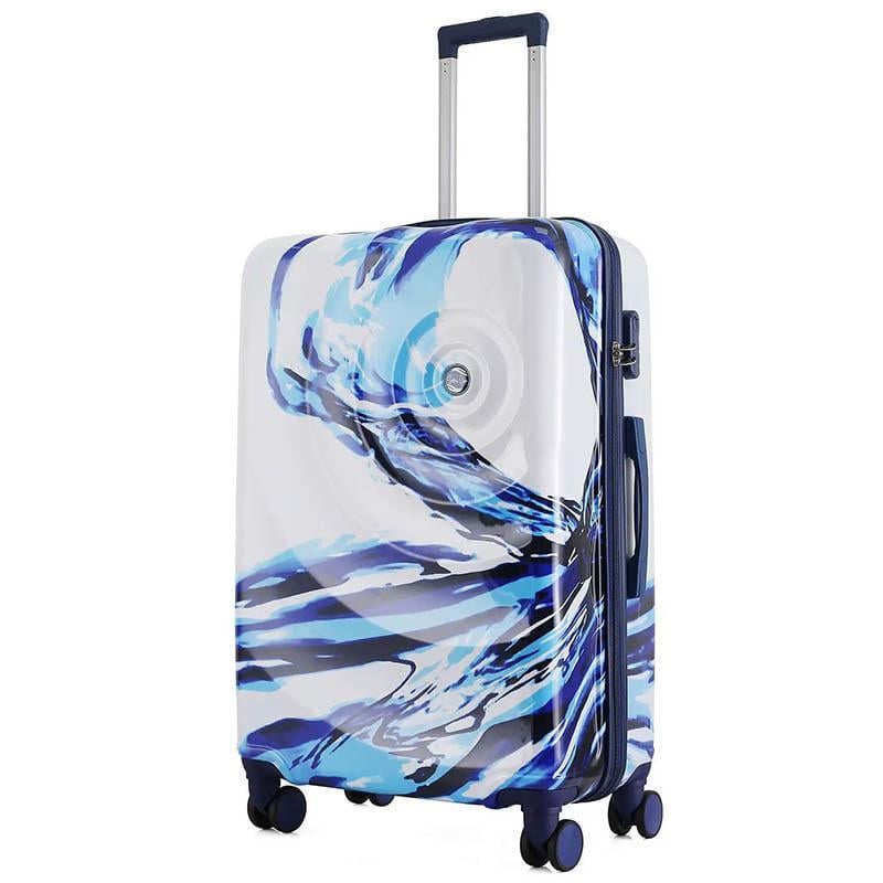 Чемодан SEMI LINE 28" L 97 л White/Blue Print (DAS302331)