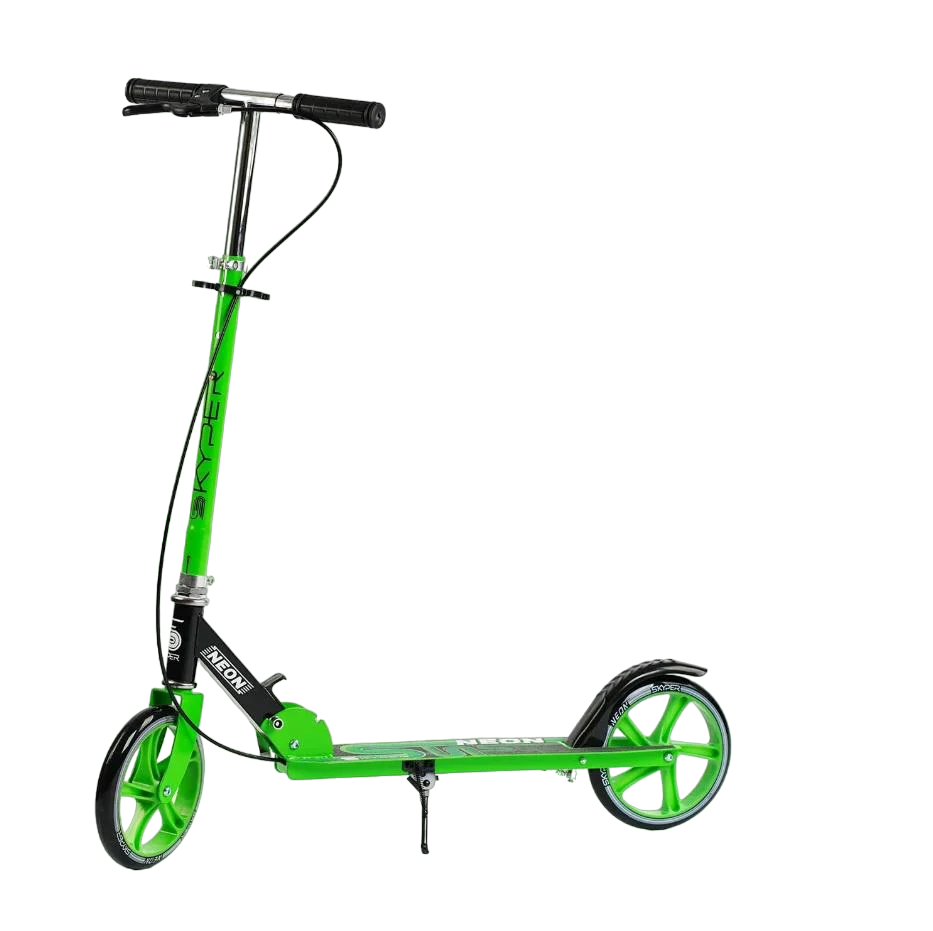 Самокат двухколесный Skyper Neon стальная рама/ручной тормоз Зеленый (N-36719)