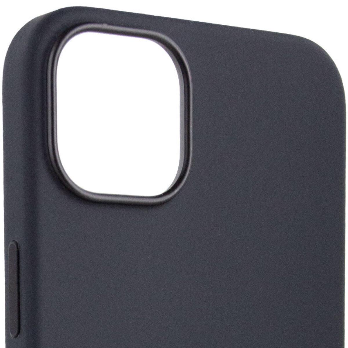 Противоударный чехол Silicone Full Case AAA MagSafe IC для Apple iPhone 14 Pro Midnight - фото 3