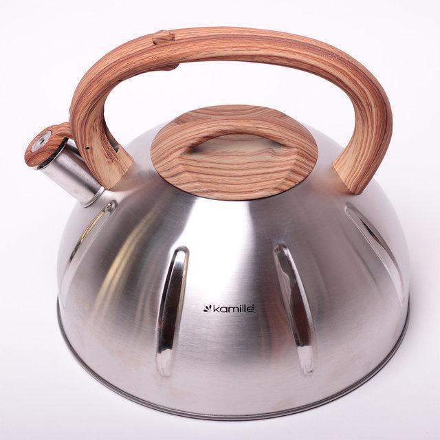 Чайник со свистком Kamille KM-0698 из нержавеющей стали 5 л (2375971641)