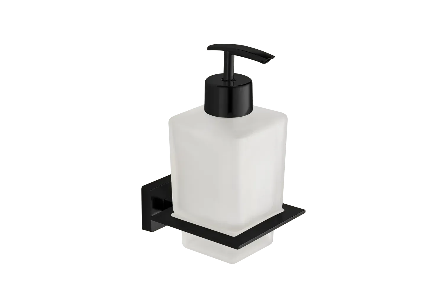 Дозатор для рідкого мила VBI MERCURY настінний 180 мл Black (VBI-040206BL)