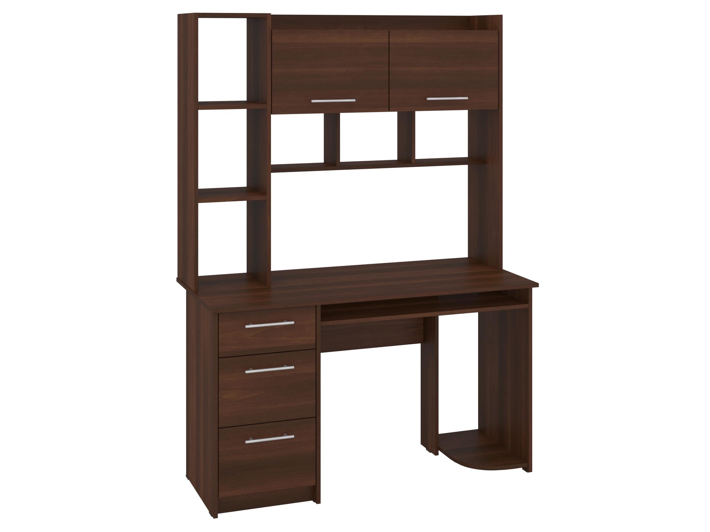 Письменный стол PEHOTIN Флекс 130х60х75/180 см Орех (PN-101640)
