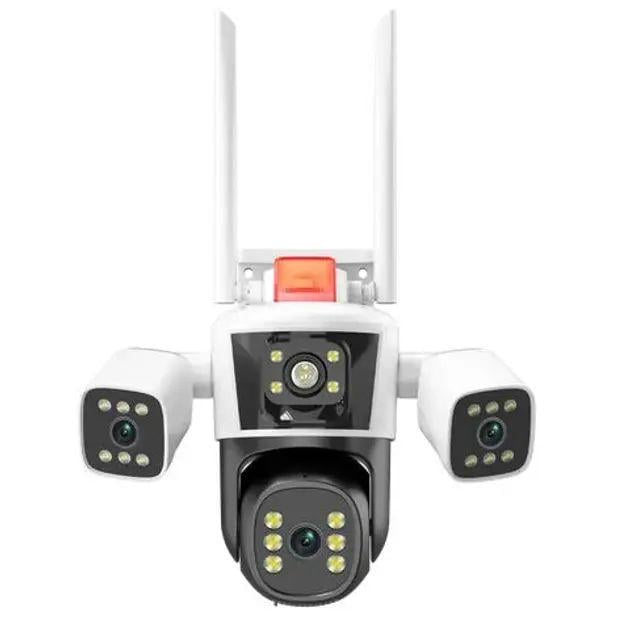 Камера IP видеонаблюдения поворотная с 10-кратным зумом и двухсторонней связью 16 Мп/10-Х ZOOM до 128 ГБ IP66