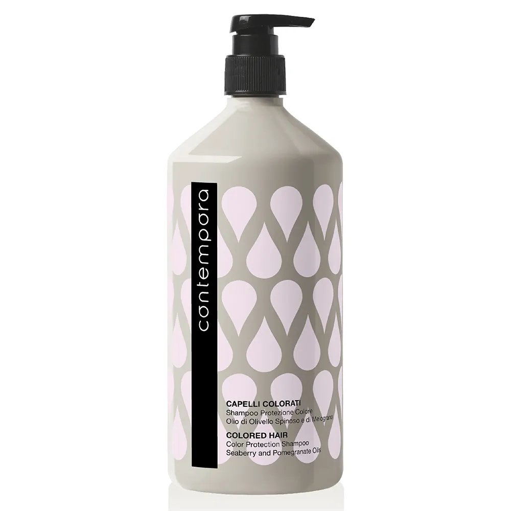 Шампунь для сохранения цвета Contempora Color Protection Shampoo с маслом облепихи и граната 1000 мл (23714019)