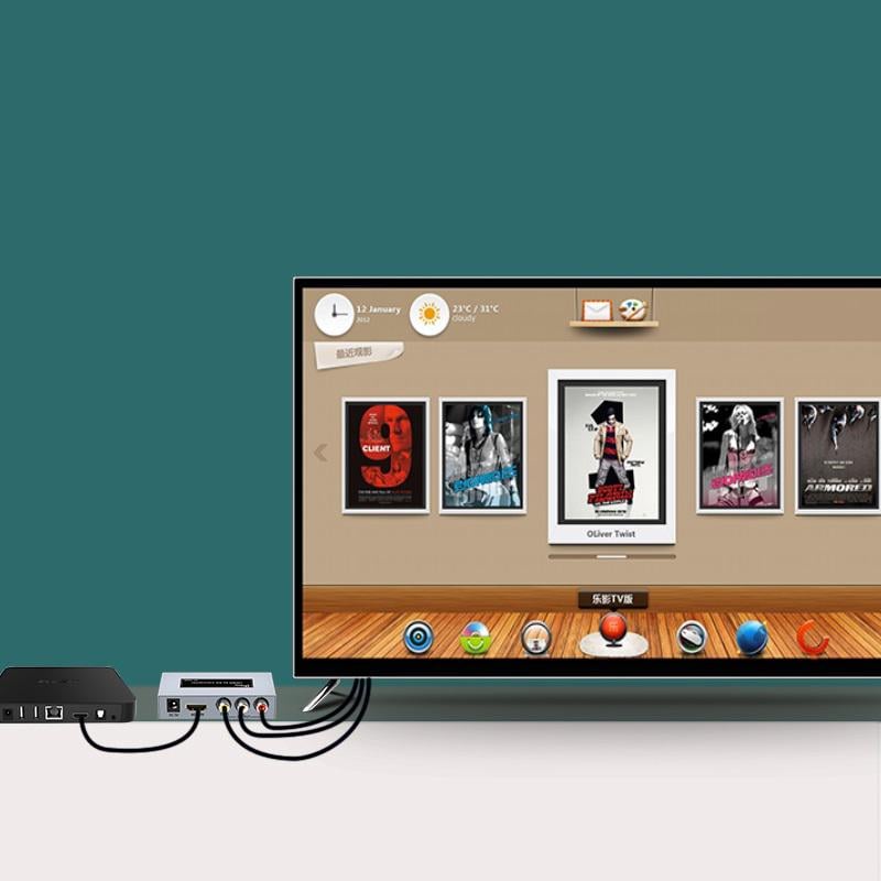 Конвертер сигналу AV в HDMI HD Dtech DT-7005A Сірий (1480450388) - фото 6