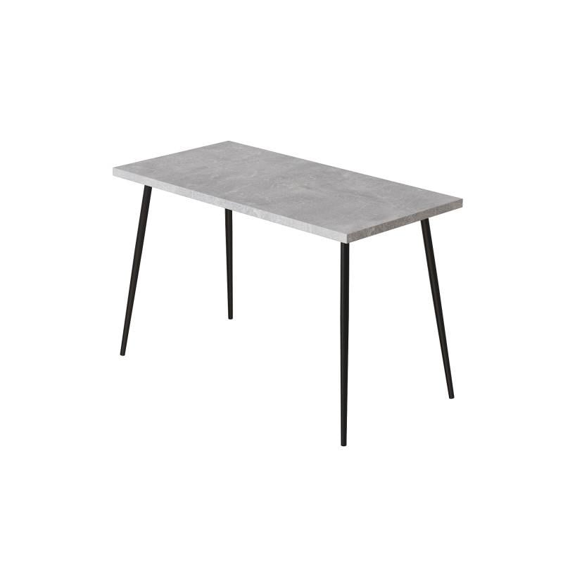 Стол кухонный Ferrum-decor Marsel 30 металл/ДСП 32 мм Черный/Бетон (FRD-106687)