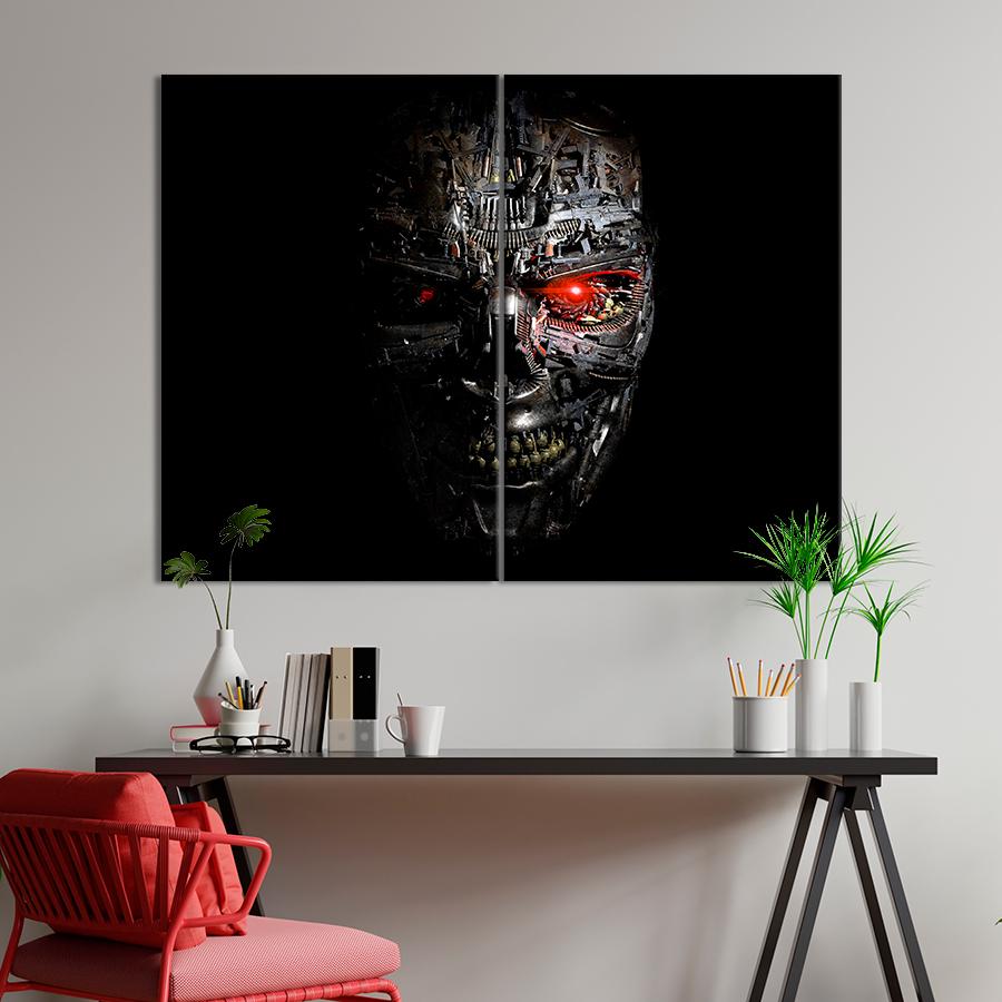 Настенний декор Терминатор Восстание машин 165x122 см (A3-2)