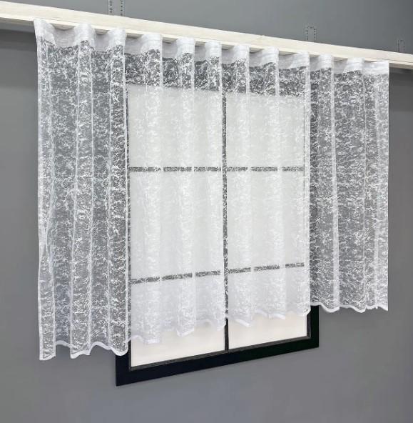 Тюль из жаккарда Мрамор 1,2 м Белый (1601т) - фото 2 Тюль из жаккарда Мрамор 1,2 м Белый (1601т) - фото 2