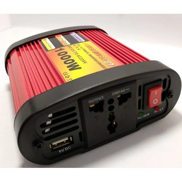 Інвертор автомобільний Power Inverter 12 V 220 V 1000 W