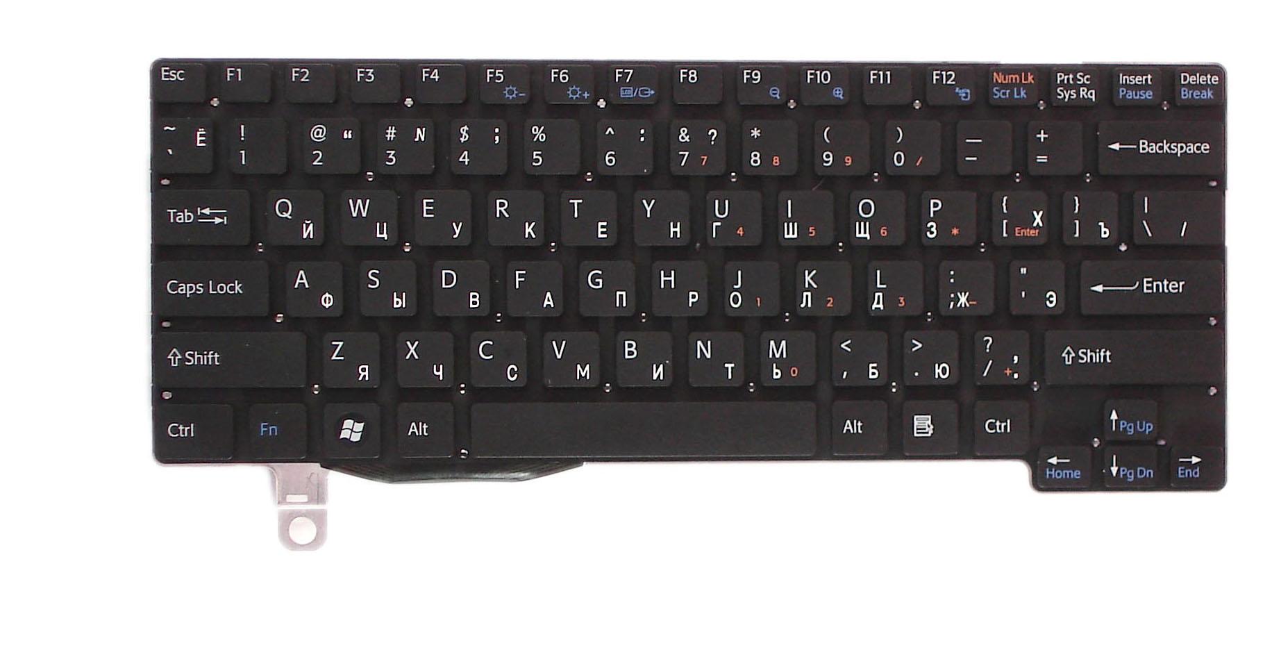 Клавиатура для ноутбука Sony Vaio VGN-TT Black