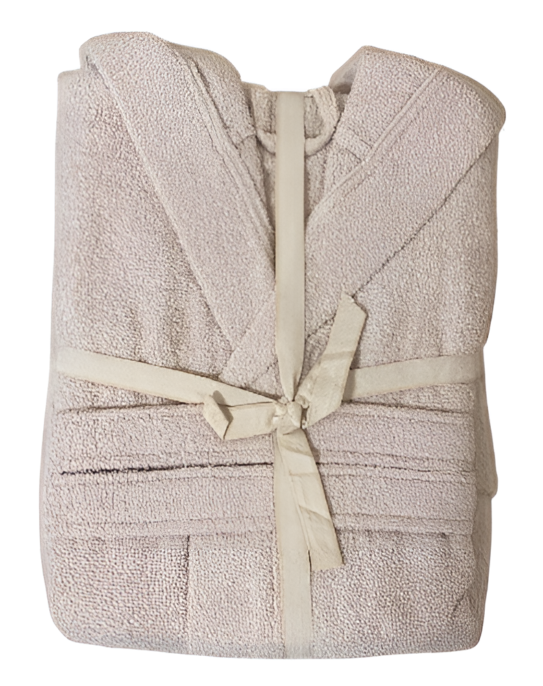 Халат махровый унисекс M Бежевый (12924305)