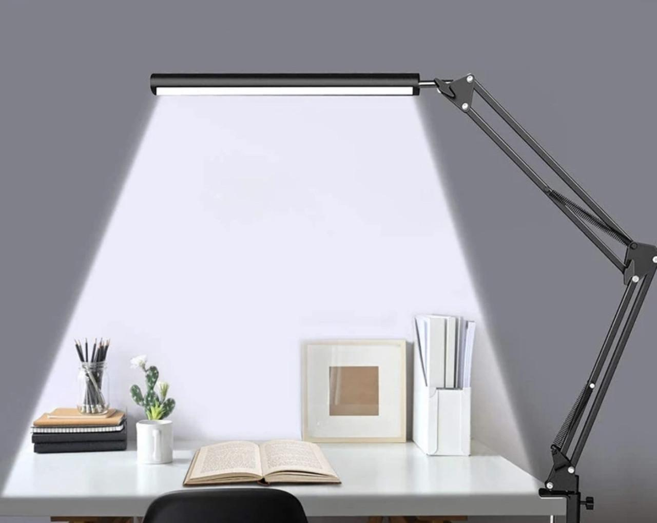 Лампа настольная с зажимом на струбцине для освещения дома и офиса 12 Вт USB (FX-020) - фото 5 Лампа настольная с зажимом на струбцине для освещения дома и офиса 12 Вт USB (FX-020) - фото 5