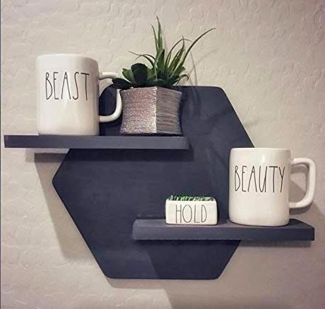 Полка настенная из дерева Аль/Хамра Венге (НСП-001412)