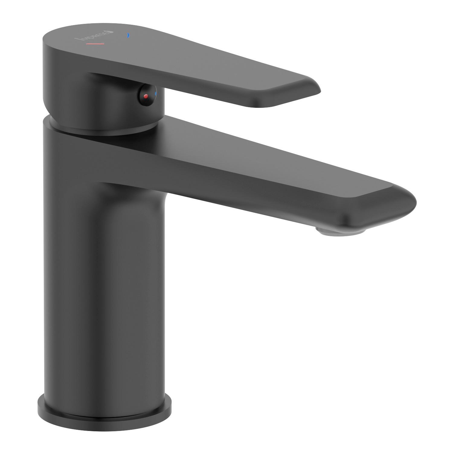 Смеситель для умывальника Imprese ARIA f03507510AA однорычажный Черный (161451)