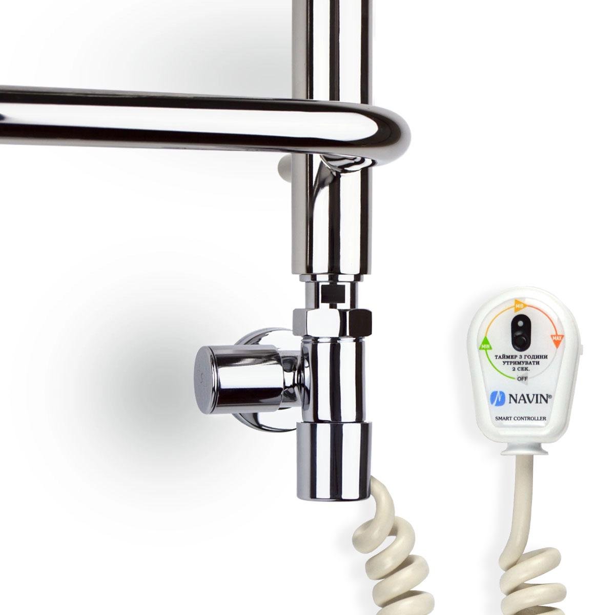 ТЕН для рушникосушарок NAVIN Basic 300W з таймером Хром (S20-027031-3030) - фото 3 ТЕН для рушникосушарок NAVIN Basic 300W з таймером Хром (S20-027031-3030) - фото 3