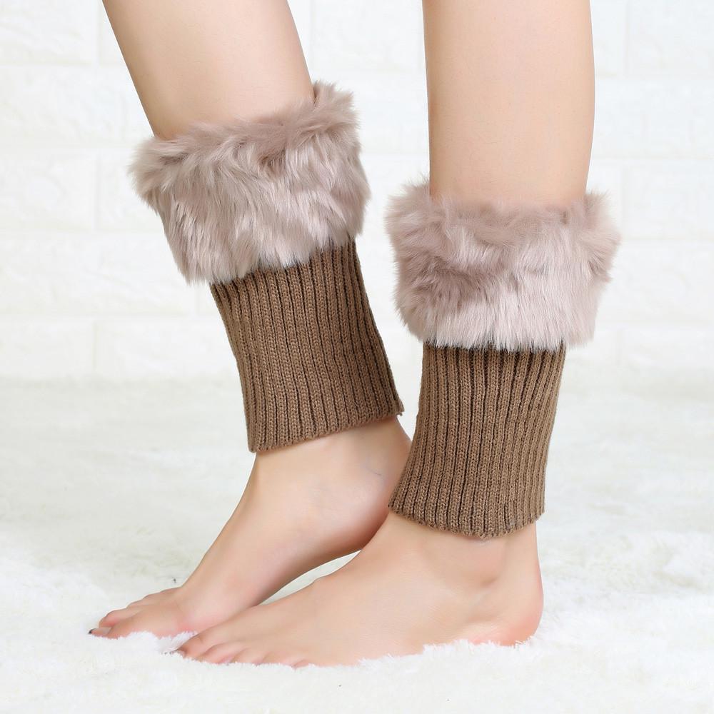 Гетры c мехом под обувь One size Хаки (2442) - фото 1 Гетры c мехом под обувь One size Хаки (2442) - фото 1