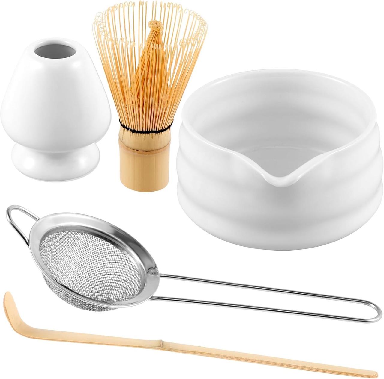 Набор аксессуаров для приготовления матчи 5 предметов White (2508598990)