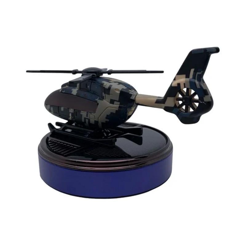 Ароматизатор автомобільний Вертоліт Cologne на сонячній батареї Pixel/Blue (4703-Leader) - фото 5 Ароматизатор автомобільний Вертоліт Cologne на сонячній батареї Pixel/Blue (4703-Leader) - фото 5