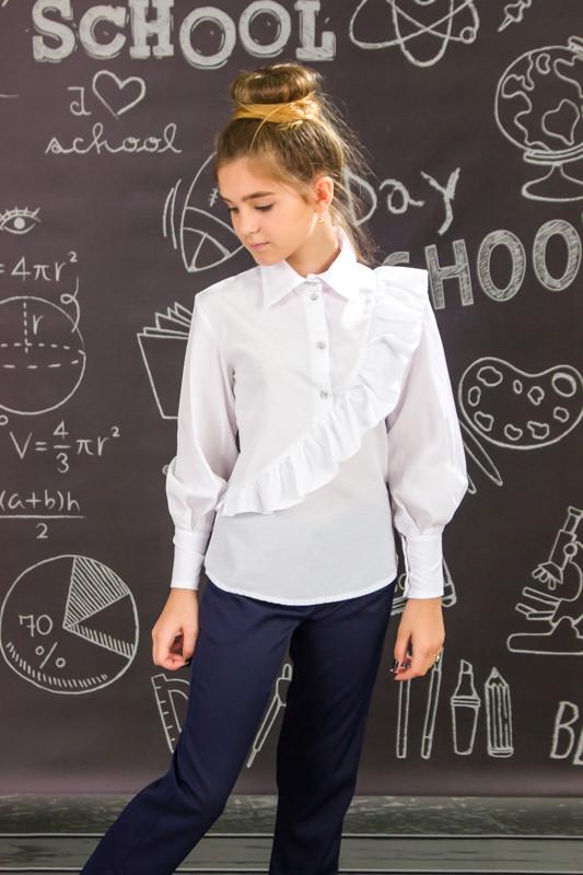 Блузка для девочки Носи свое 134 см Белый (p-6611-47533)