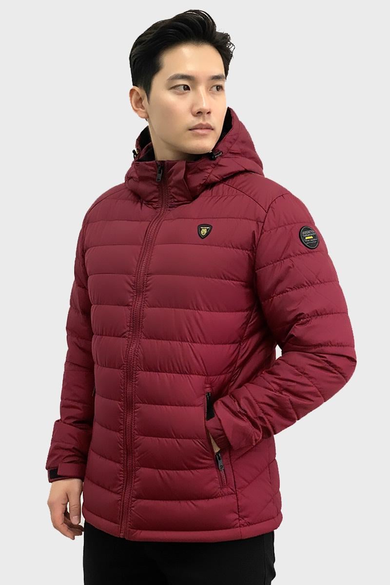 Куртка-стограммовка с капюшоном XL Красный (SB-TJBW-50217A-wine-red)