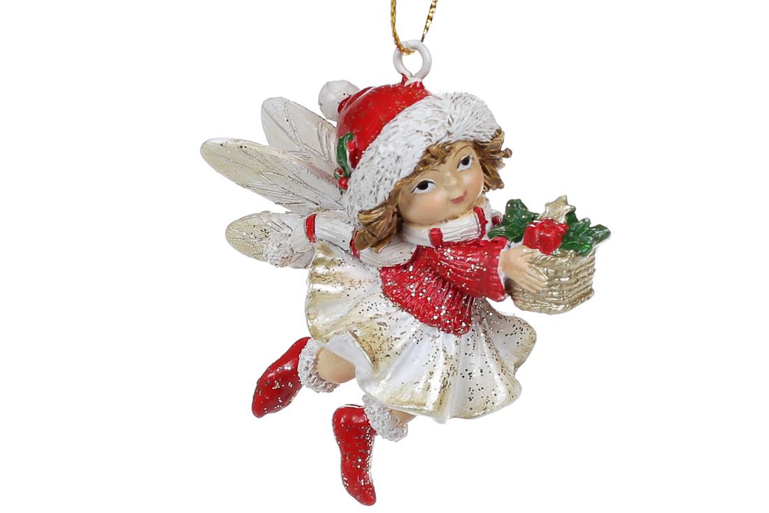 Декоративная подвеска BonaDi Малышка Фея с подарками (707-927)