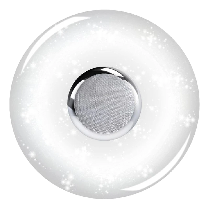 Люстра умная RGB Smart музыкальная LED 60 Вт Белый/Хром