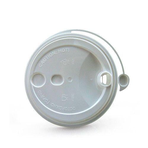 Крышка для бумажного стакана D80 с клапаном 50 шт. Белый (810008) Крышка для бумажного стакана D80 с клапаном 50 шт. Белый (810008)