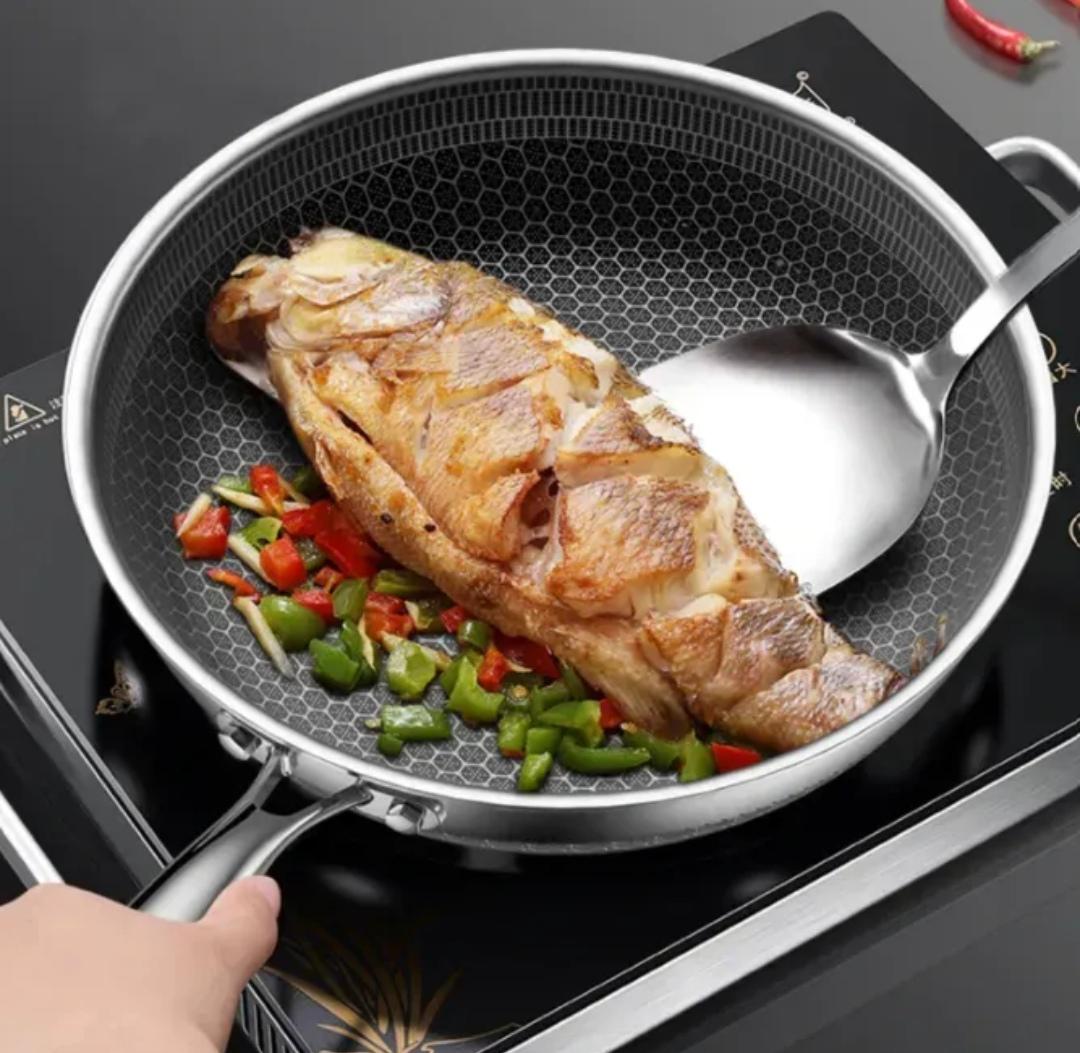 Сковорода с крышкой Edenberg EB-13056 из нержавеющей стали и трехслойным антипригарным покрытием 20x4,5 см (EB-13056) - фото 7 Сковорода с крышкой Edenberg EB-13056 из нержавеющей стали и трехслойным антипригарным покрытием 20x4,5 см (EB-13056) - фото 7