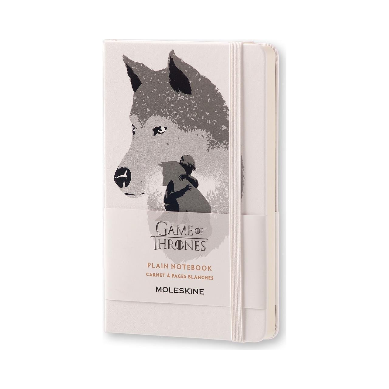 Блокнот Moleskine Limited Game of Thrones карманный 192 страницы белый нелинованный 9х14 см (8051272893083)
