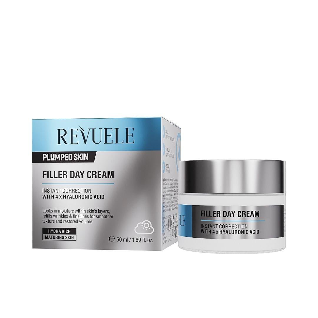 Крем-філер денний для обличчя Revuele Plumped Skin Fille з гіалуроновою кислотою 50 мл (13350672)
