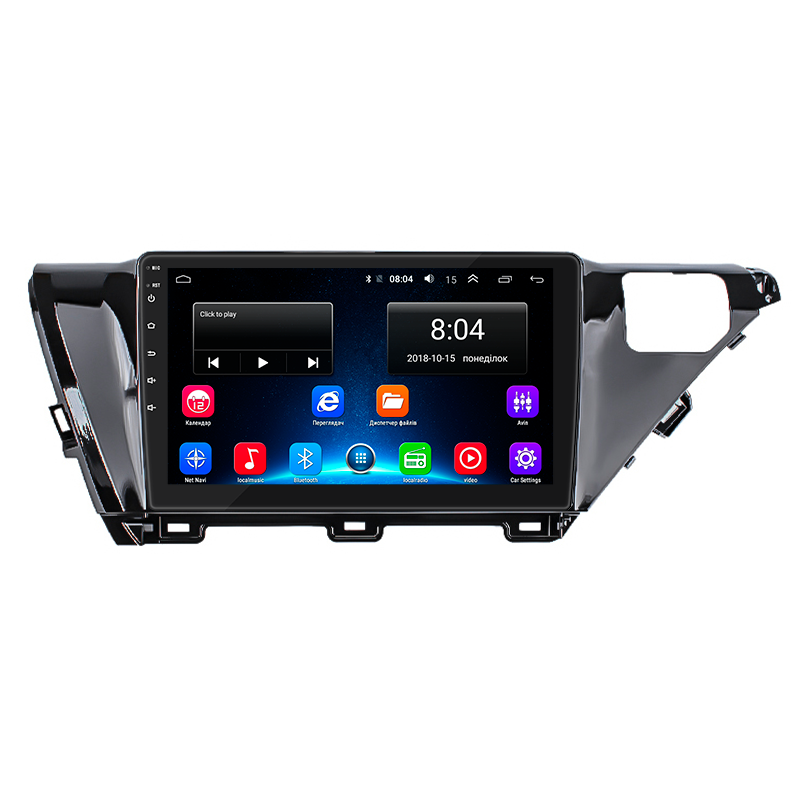 Штатная магнитола 10" Lesko для Toyota Camry VIII (XV70) Рестайлинг 2020-н.в. 2/32Gb/ Wi-Fi Optima Тойота