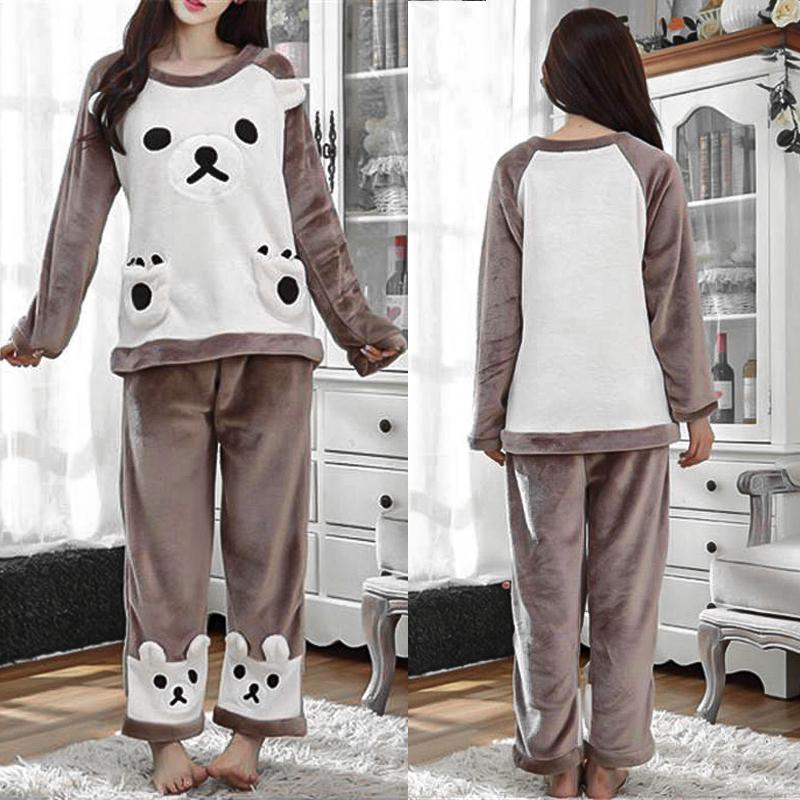 Пижама женская теплая махровая Bear M White - фото 7 Пижама женская теплая махровая Bear M White - фото 7