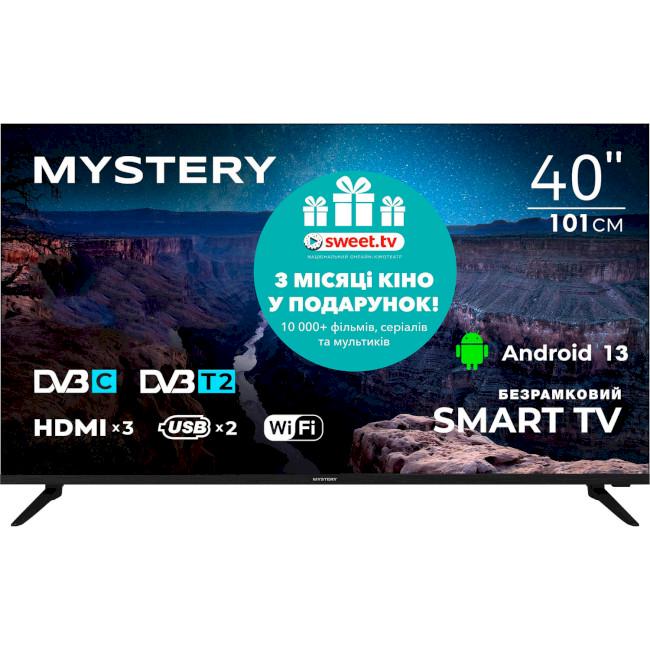 Телевизор MYSTERY 40" LED MTV-4060FST2 Full HD 1920х1080 Smart TV Черный