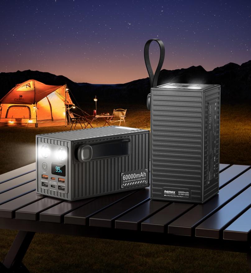 Повербанк Remax RPP-609 Pro 60000 mAh PD 20W/QC 22,5W Grey (29682808) - фото 3 Повербанк Remax RPP-609 Pro 60000 mAh PD 20W/QC 22,5W Grey (29682808) - фото 3