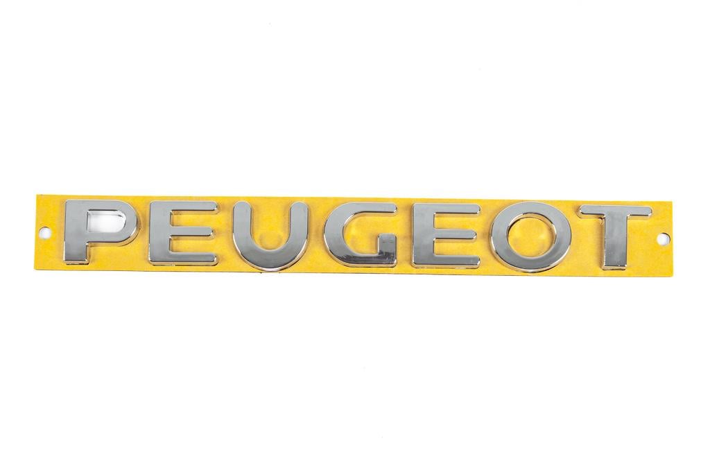 Надпись Peugeot 8665CH Davs Auto для Peugeot 407 abs-пластик Хром