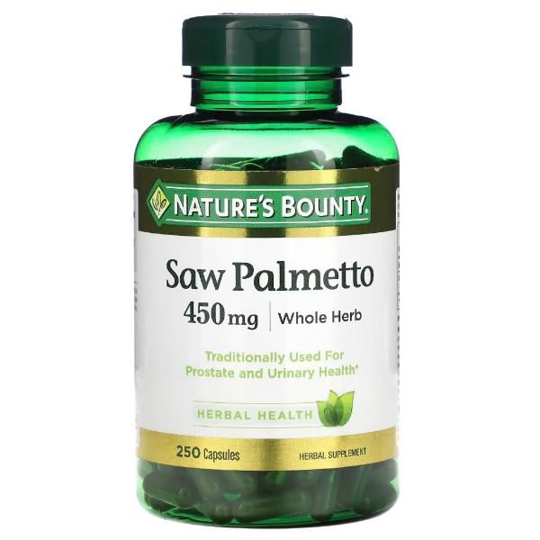 Экстракты ягод сереноа Nature's Bounty Saw Palmetto 250 капс. (000021692)