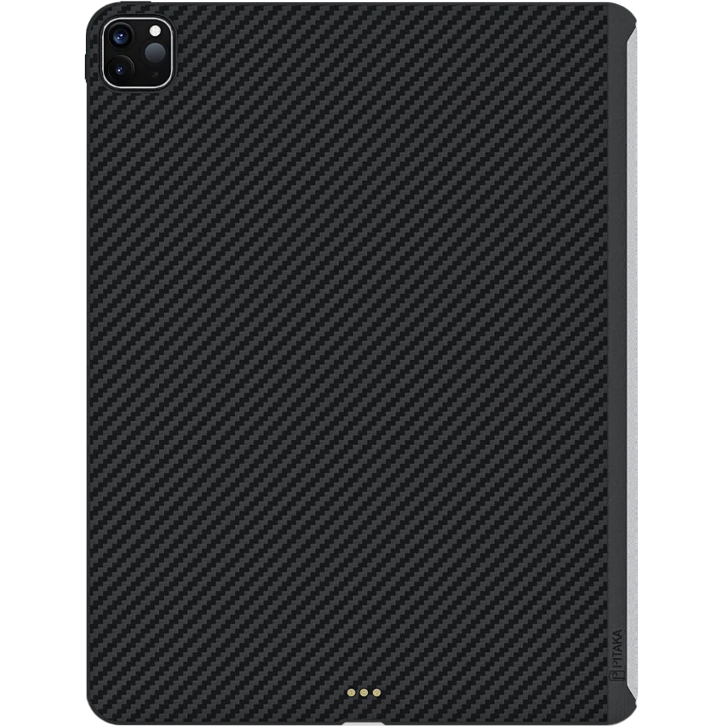 Чохол накладка Pitaka MagEZ 2 для iPad Pro 11" 3rd Gen Twill Black/Grey (KPD2101P)