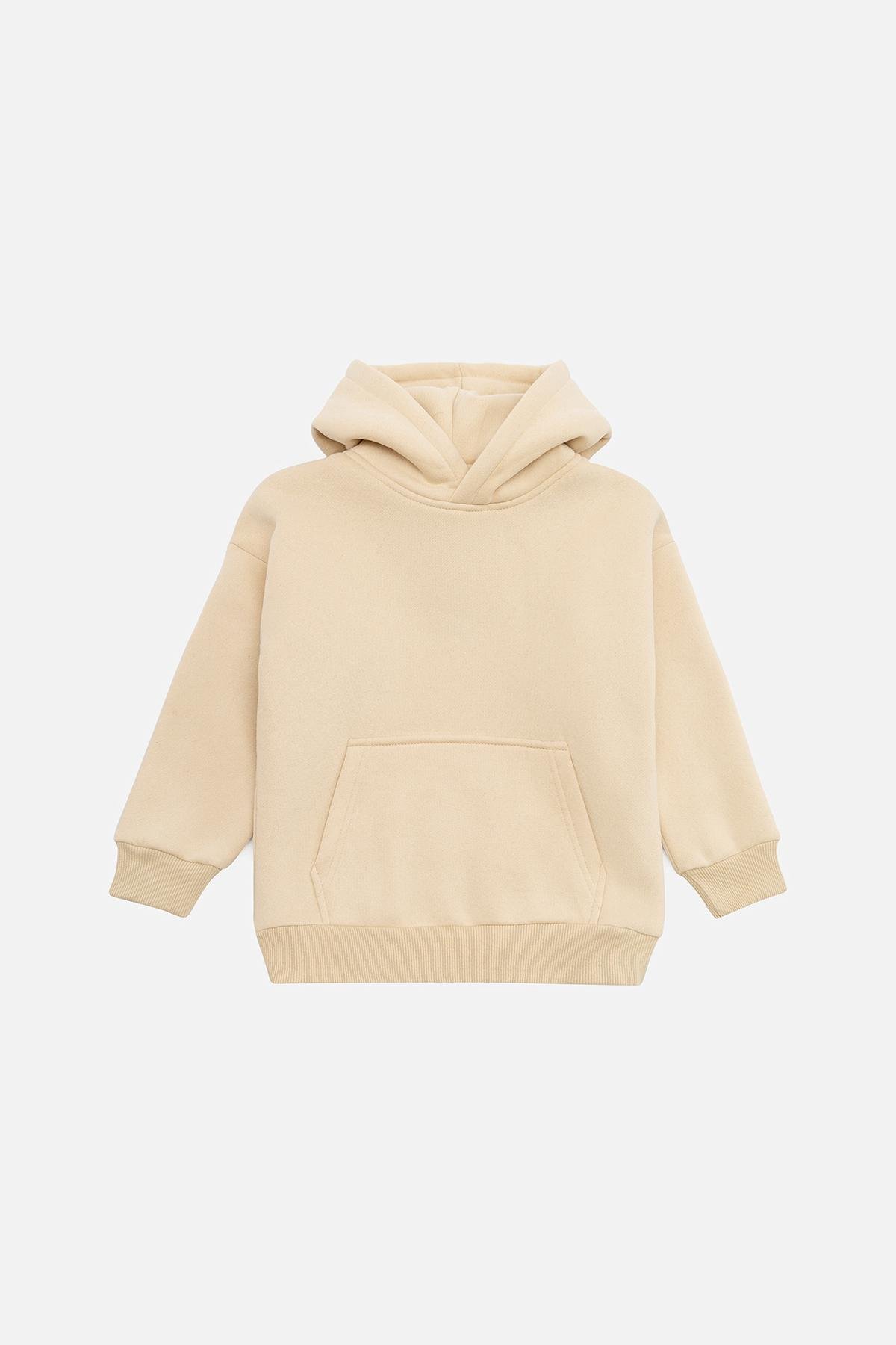 Худи для девочки 116 см Бежевый (SKT000910673)