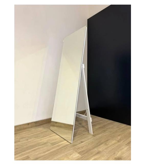 Напольное зеркало Cut 2 в полный рост без рамы 1800х800 мм Белый (29452073)