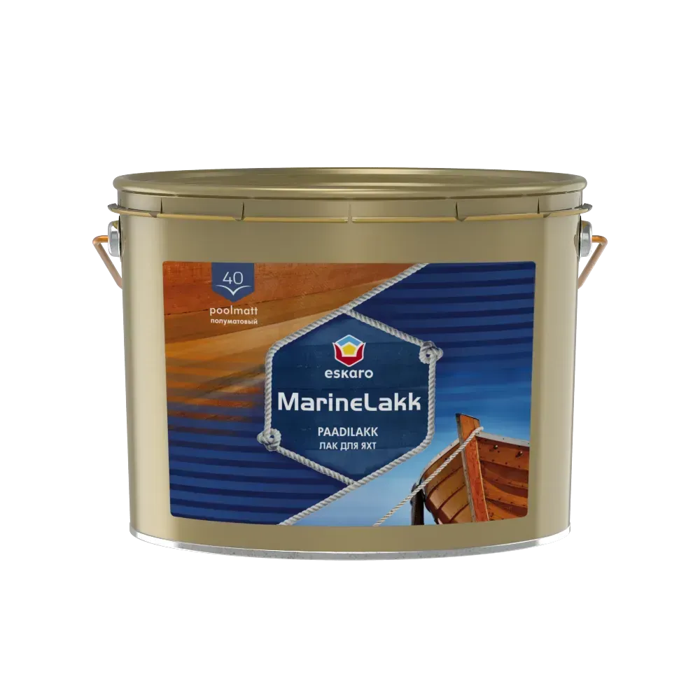 Лак алкид-уретановый для яхт Eskaro MARINE LAKK 40 TIX 0,95 л (1702077554)