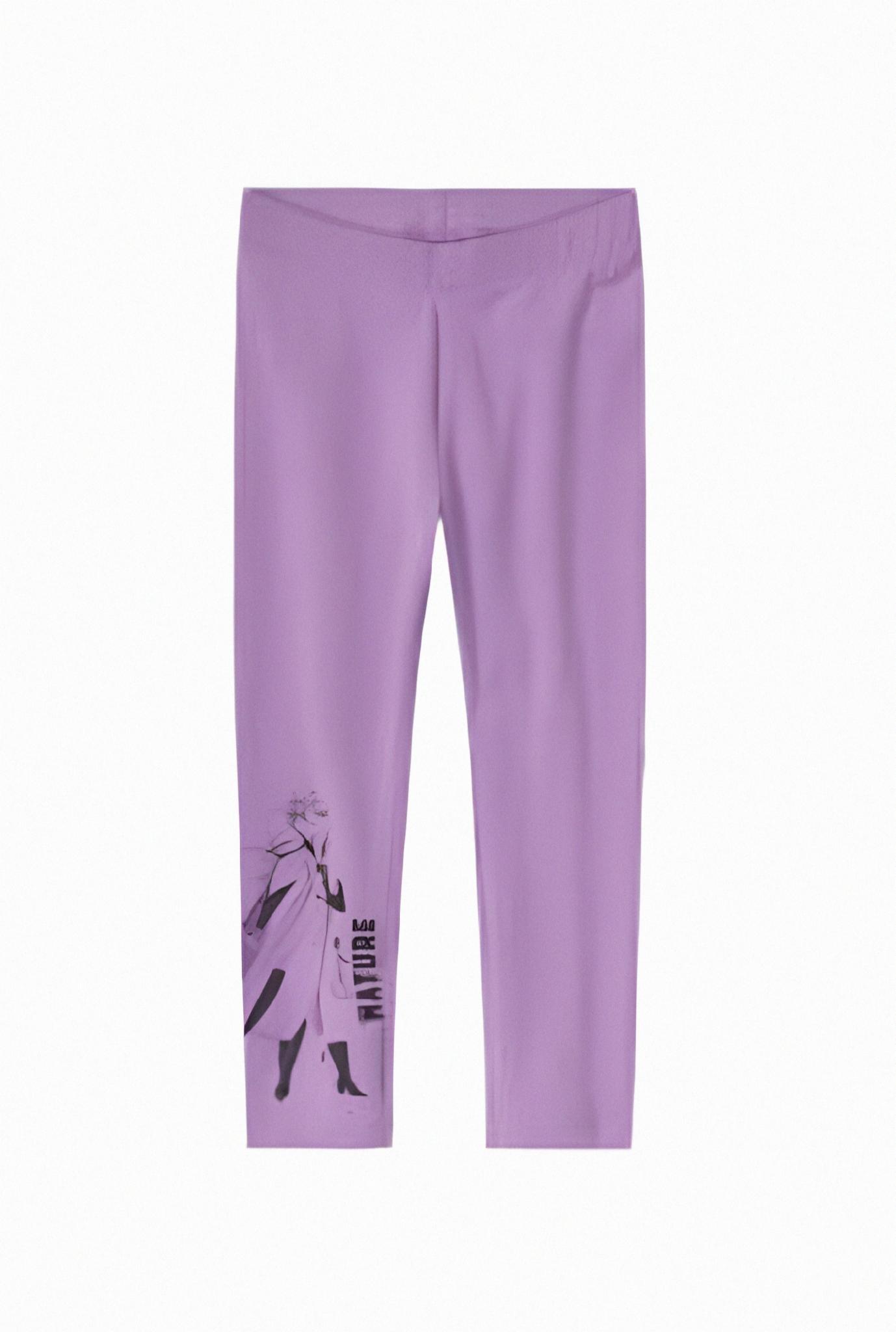 Лосини дитячі для дівчинки Disney 110-116 см Бузковий (26022121B)