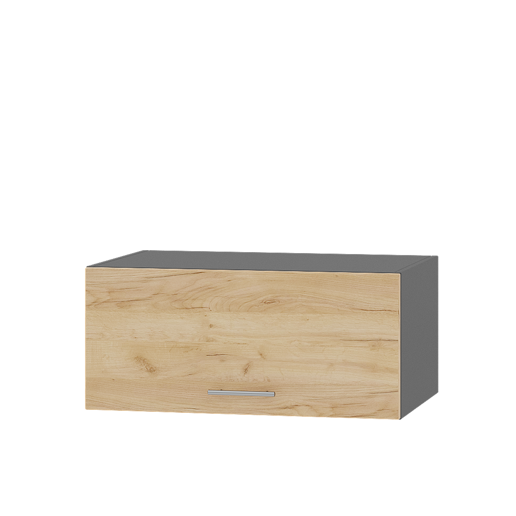 Шкаф верхний Эверест Оптима модуль Верх В21-800 80х57х36 см Дуб крафт золотой/Антрацит (08344)